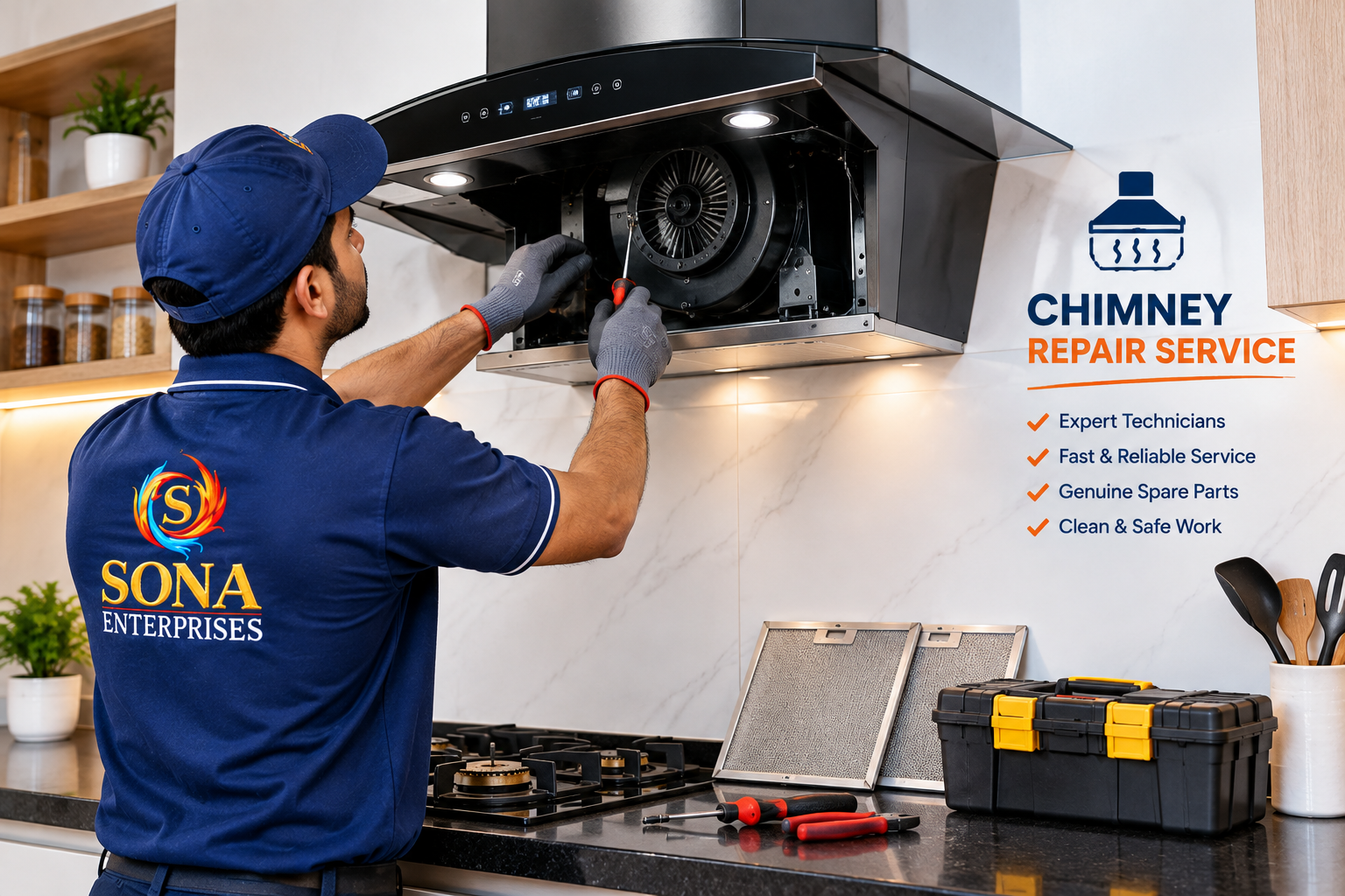 Kitchen Chimney Repair Service